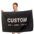 Wholesale 3x5ft Outdoor Polyester Advertising Banner Flag Custom Size Silk Digital Printing Personalized Design Custom Logo