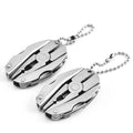 Factory Direct Stainless Steel EDC 6-in-1 Multi-Functional Screwdriver Plier Mini Keychain Multi-Tool Outdoor Customizable OEM