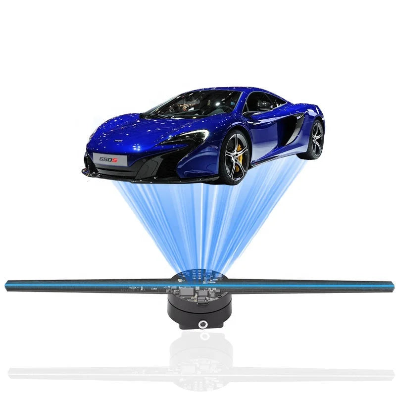 Factory 42cm Led Fan Advertising 1280*1024 Machine Hologram Projector HD 3d Holographic Fan Cloud Advertising Machine Display