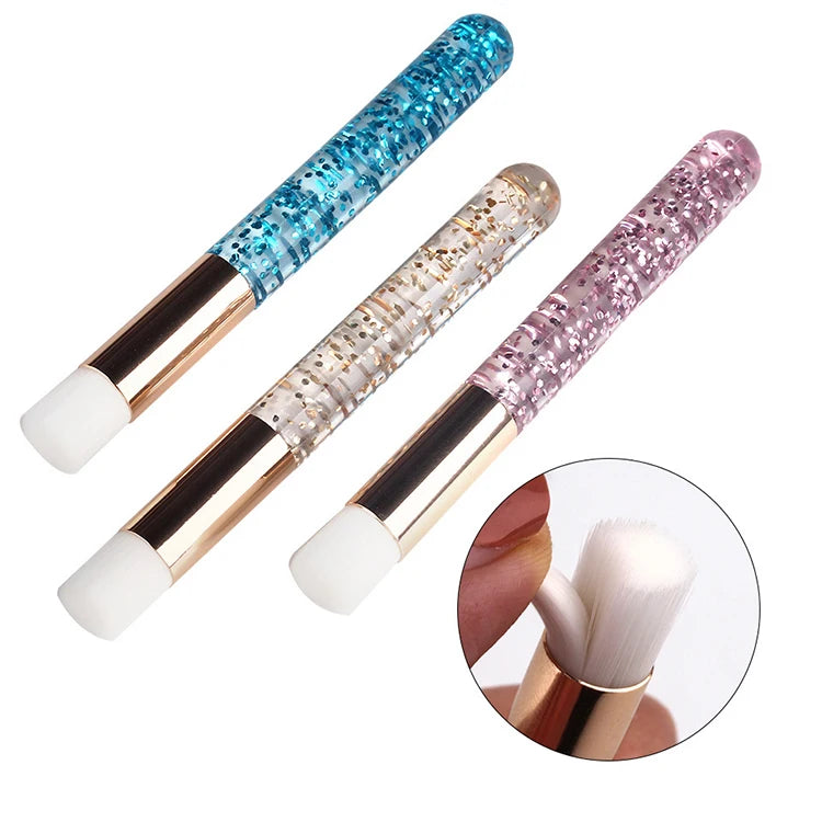 Pink White Black Lash Shampoo Cleaning Brush Custom Logo Eyelash Foam Shampoo Brush