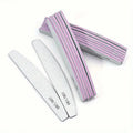 Custom Logo Nail Trimming Rubbing Strip Washable 100/180 Grit Half Moon Nail Files