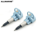 Allmarine AM-20 KC-20 Air Hammer Pneumatic Hand Scaler 12.7mm Air Hose 6kgf/cm2 Air Pressure 400mm Overall Length 5000RPM