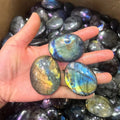 Natural Healing Tumbled Labradorite Palm Stone Polished Crystal Gemstone Other Crystal Crafts Product Category