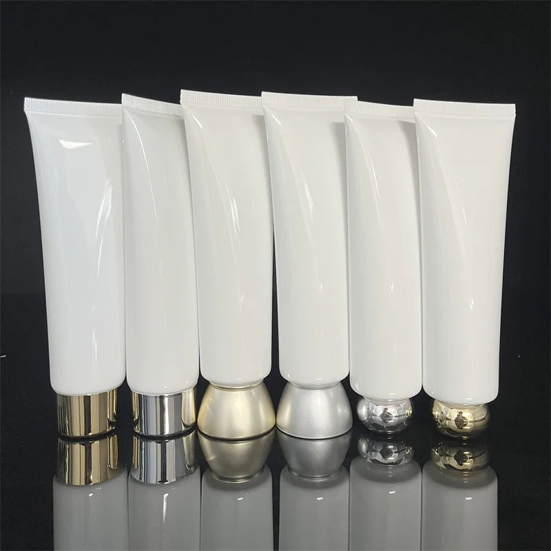 Plastic Hose Tube Cosmetic  50g Plastic Empty Hand Cream Soft Tube  Squeeze Cosmetic Packaging Tubes