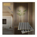 Solid Wood Fluted Wall Panels Wooden Grain PVC WPC Interior 3D Design Fireproof Waterproof 5 Year Warranty for Modern Apartment