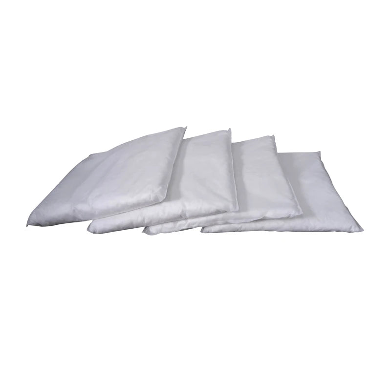 Oilspillpro OOA-PI2025 100% PP White Large Oil Absorber Pillow Rapid Adsorption for Garage Environment Eco-Friendly Jiangsu