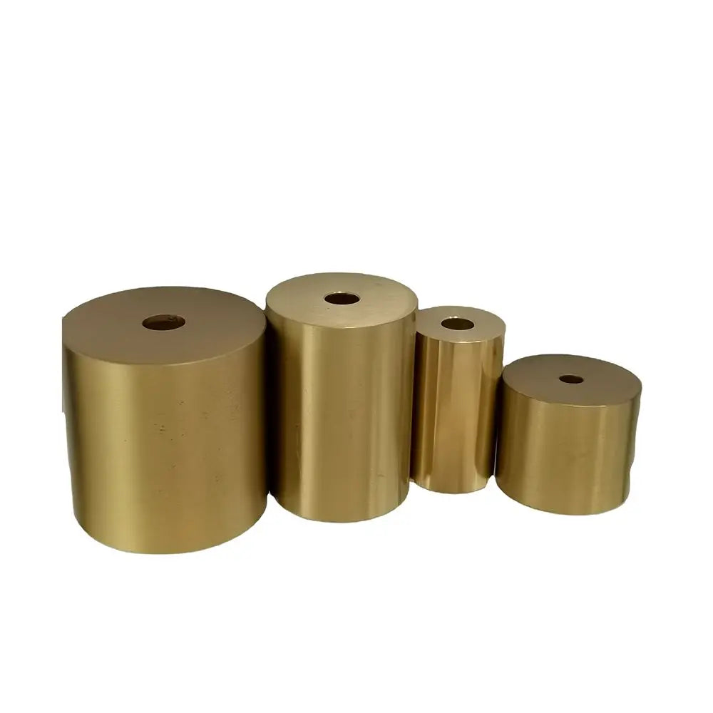 Lamp Holder Socket Cup Cover Lamp Base Cup Brass Customized E14 E26 E27 Light Parts Brass Color As Drawing Tubescrew 3-year YQ