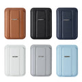 2026 New Trending Wallet Minimalist Portable PU Leather ABS Aluminum Card Holder for Men Leather Magnetic Wallet for IPhone12-17