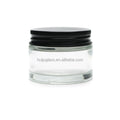 Durable Transparent Cosmetics Cream Glass Jar with Alu Lid