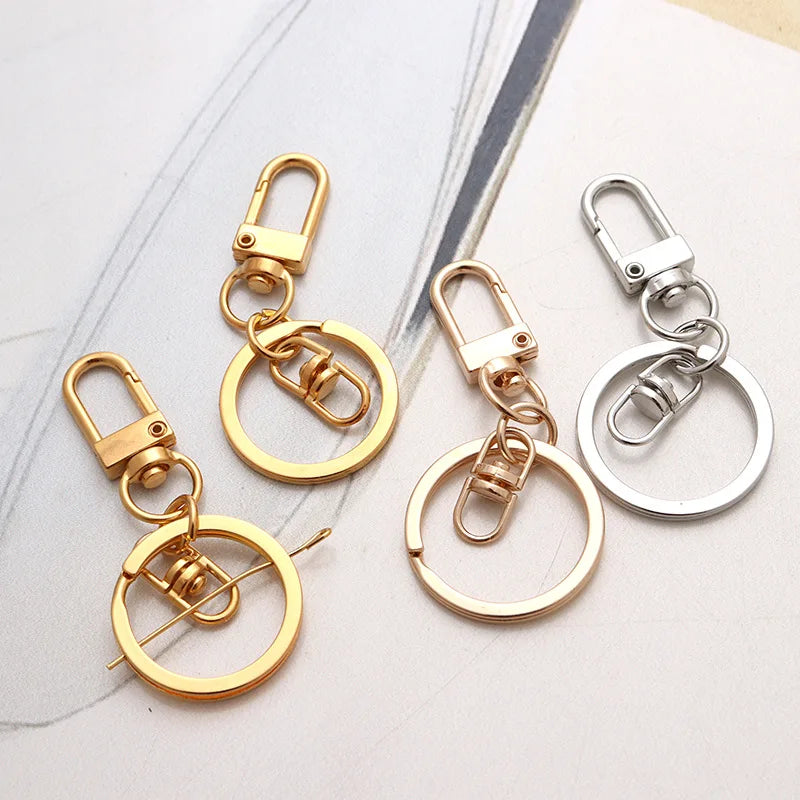 Hot Sale Zinc Alloy Metal Key Chains Swivel Snap Hooks Key Ring Lobster Clasps Bag Hook Dog Buckle-Versatile and Stylish