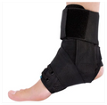 HKJD Adjustable Sprained Sport Ankle Stabilizer Lace up Ankle Brace Support for Women Men Running
