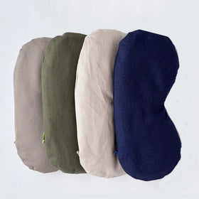 Weighted Eye Pillow Lavender Flaxseed Aromatherapy Relaxation Warm Eye Compress Moist Heat Microwavable Eye Mask