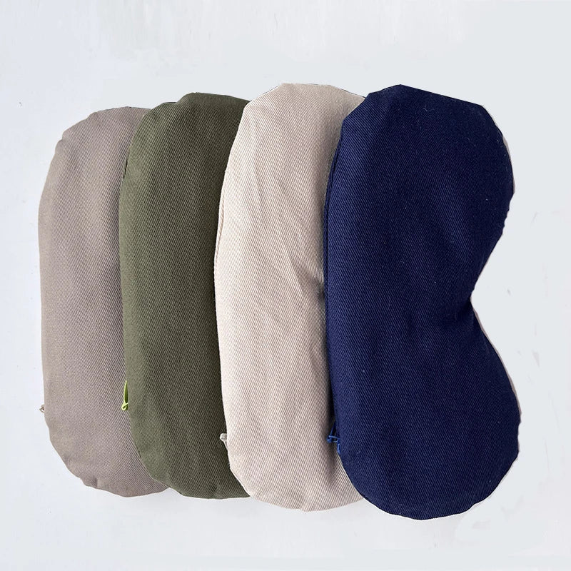 Weighted Eye Pillow Lavender Flaxseed Aromatherapy Relaxation Warm Eye Compress Moist Heat Microwavable Eye Mask