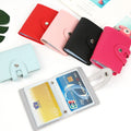 24 Slots Pu Trading Slim Minimalist Saffiano Women's Wallet Credit Card Rfid Blocking Sleeve Holders