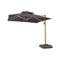 Wholesale Traditional Outdoor 3*3m Square Double Top Cantilever Umbrella Hydraulic Parasol