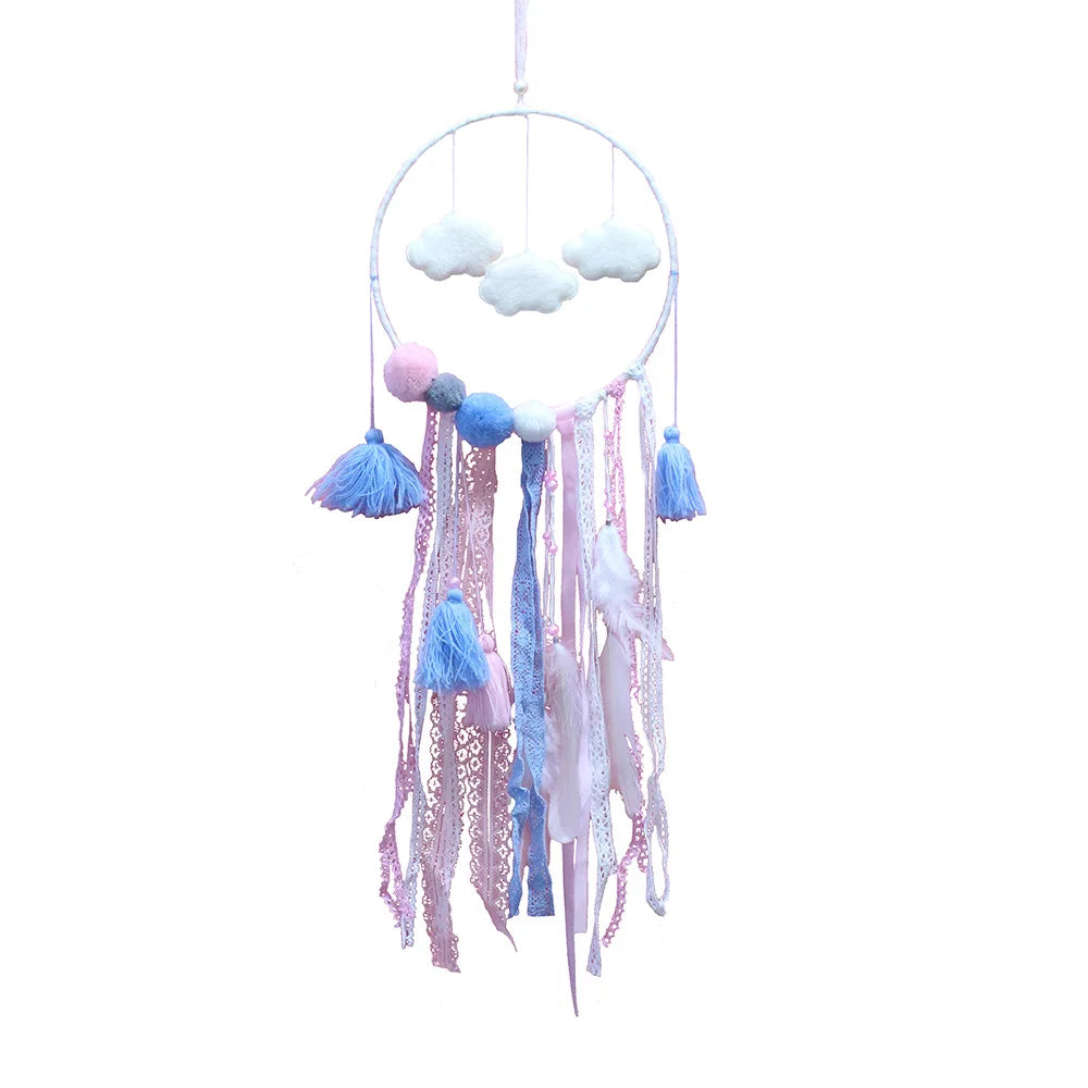 Factory Direct Supplier Handmade Crochet Dreamcatcher Feather Dreamcatcher