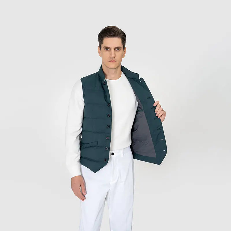 MTM Custom Men's Casual Light Down Jacket Warm and Breathable Waterproof and Anti-Shrink Dyed Processed