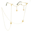 ZICHUAN ZC-21108 Metal Half Eyeglass Frame Chain Reading Glasses Cords Sunglasses Necklace for Women 70cm Eyewear Accessories