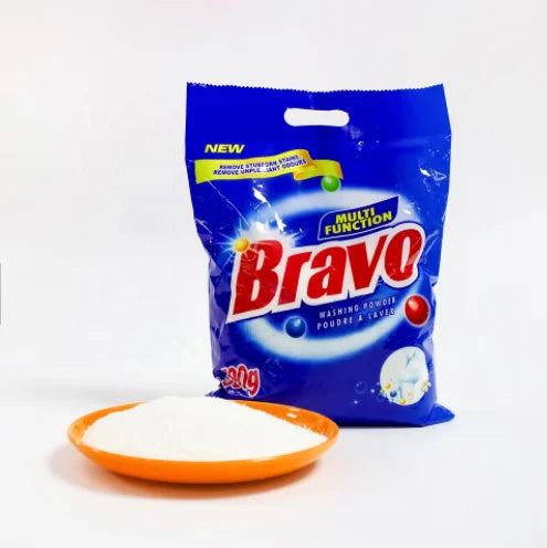 Factory Wholesale BRAVO Wash Powder Multifunction Detergent Africa Market Laundry Detergent Powder