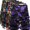New Camouflage Loose Cargo Shorts Men Cool Summer Camouflage Camo Short Pants Homme Cargo Shorts