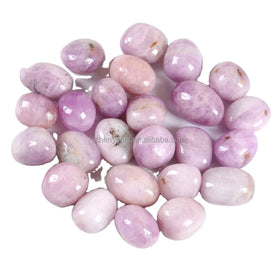 Chenyi Kunzite Tumble Heart Natural 2-3cm Purple Palm Gemstone Chakra Healing Crystal Eco-Friendly Feng Shui Pocket Stone Crafts