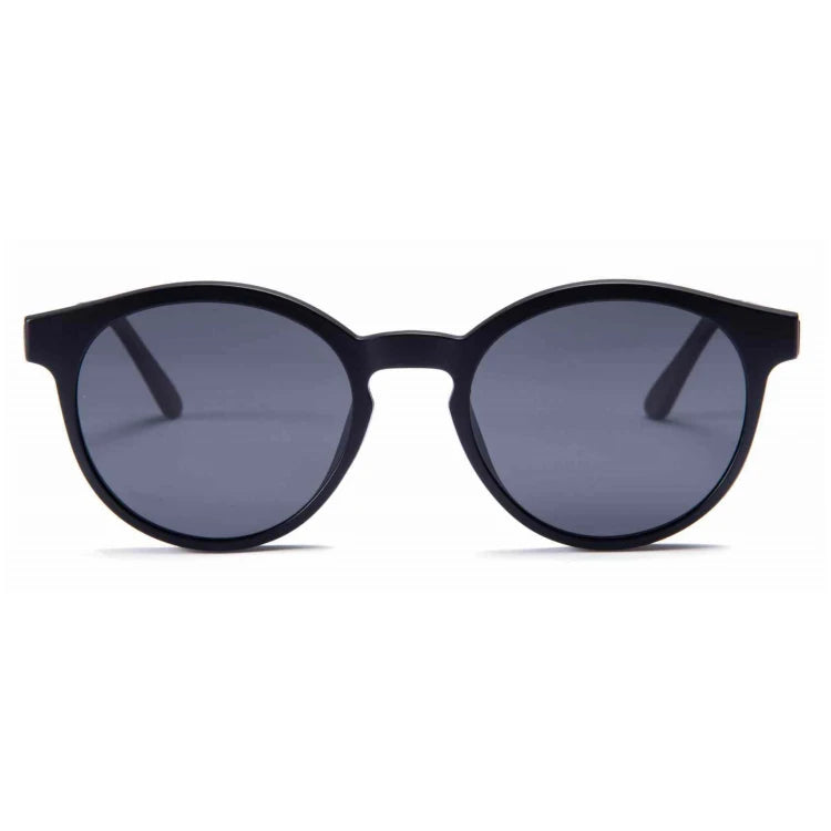 Wholesale Men's Vintage Retro TR90 Frame Sunglasses round Magnetic Clip-On Eyewear with Polarized Tac Lenses