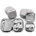 Customized Multi-function Earphone Storage Box EVA Portable Data Cable Finishing Zipper Bag Multi-specification EVA Earphone Bag