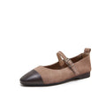 Wholesale High End Quality Genuine Leather Custom Round Toe Flat Ballet Flats Women's Mary Jane Casual Soft Light Weight Shoes