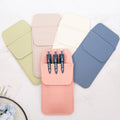 PU Leather Pen Case Pocket  Pencil Case Holder Pen Pouch Organizer for Doctor Nurse Pocket Shirts Lab Coats