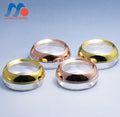 50g Gold Transparent Rose Gold Round Single Layer Capsule Packaging Jar Essence Empty Cream Jar