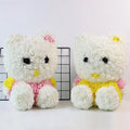 New Arrival Colorful Cute Longlasting Eternal Flower Little Cat With Opp Bag or Gift Box Artificial Flower Kitten Gifts Series