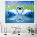 Landscape 5D Diamond Painting Full Diamond Home Decoration Square Diamond Swan Picture Handmade Crafts