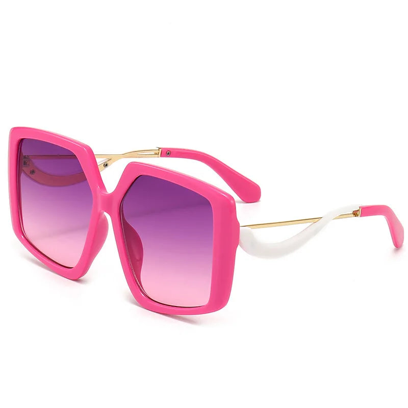Fashion Oversized Women Sunglasses UV400 Lens Luxury Ladies Sun Glasses