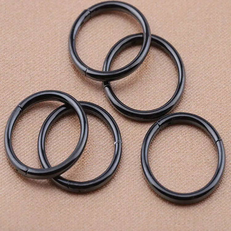 F136 Implant Grade Titanium Nose Ring Earrings PVD Black Plated Hinged Segment Ring Piercing Jewelry Titanium Fashion Jewelry