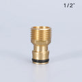 Hot Selling Garden Irrigation Adapter Quick Connect Brass Connector Water Hose Thread Fitting 1/2" Male