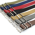 Premium Quality 1.6mm W Pattern Thick SharkTooth Nylon Watch Band Strap 20mm 22mm with 316L for Adjustable Buckle Yunse
