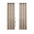 Modern Grommet-Top Blackout Curtains - Premium Woven Fabric Room Darkener for the Living Room/Bedroom/HotelOEM and ODM Factory