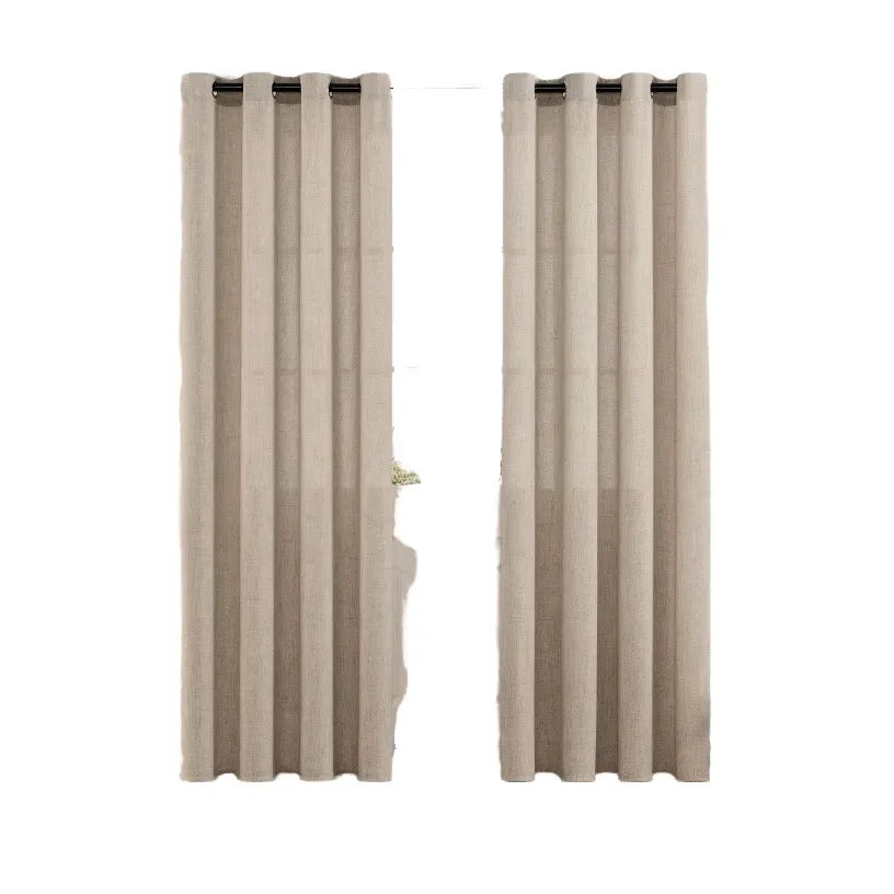Modern Grommet-Top Blackout Curtains - Premium Woven Fabric Room Darkener for the Living Room/Bedroom/HotelOEM and ODM Factory