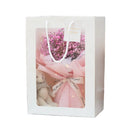 Hot Selling 4C Offset Printing Eco-Friendly Luxury Customized Flower Paper Packaging Bag With Window
