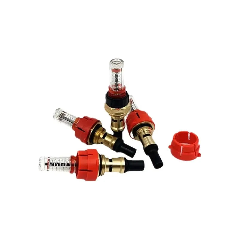 Valve Part 1/2" Radiant Heat PEX Manifold Floor Heating Replacement Hardware Set Stainless Steel Copper Flow Meter