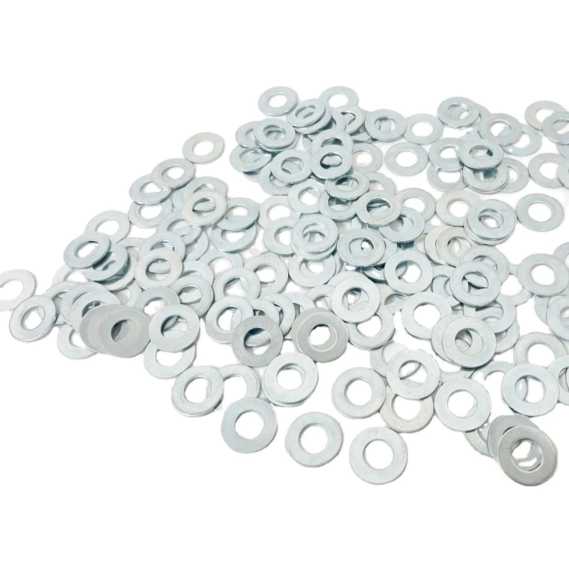 Custom Washer Flat Zinc Mild Steel Stainless Brass 1/4 5/16 3/8 7/16 CNC Machined Factory Chengshuo Hardware