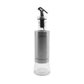 200ml 300ml 500ml Kitchen Household Cooking Oil Soy Sauce Fish Round Glass Bottle With Nozzle Pourer Dispenser