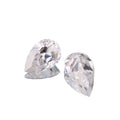 Certified Factory Price 1 CT Pear Shaped White Moissanite VVS1 Diamond Gemstone for Jewelry Making