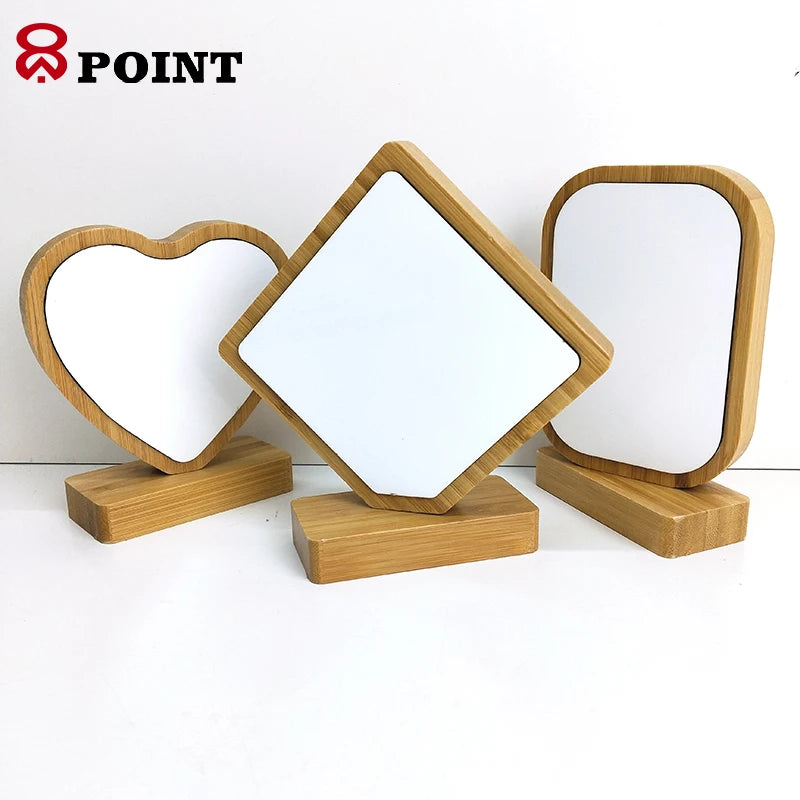 2020 Newly Design Box Photo Frame Bamboo Creative Photo Frame Blank Photo Frame for Sublimation Photo
