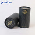 Best Price Offer Samples Bio-degradable Custom Paperboard Cylinder Black Cardboard Tea Can Paper Tube Can Food Packaging