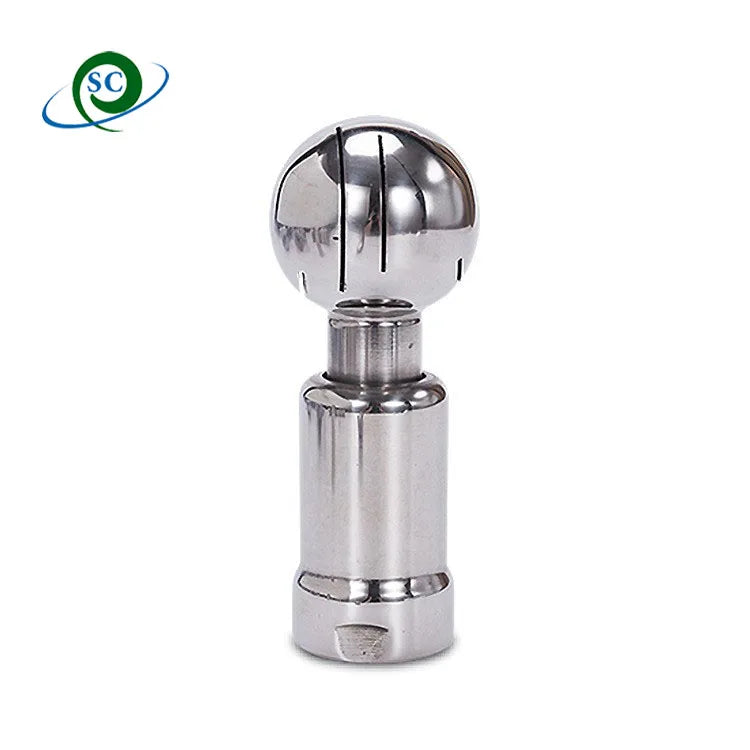 Stainless Steel CIP Rotary Spray Ball Rotating Tank Washing Nozzle for Small tank Washing
