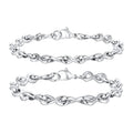 Vintage Hip Hop Mens Stainless Steel Bracelet Minimalist Jewelry Link Chain Bracelet