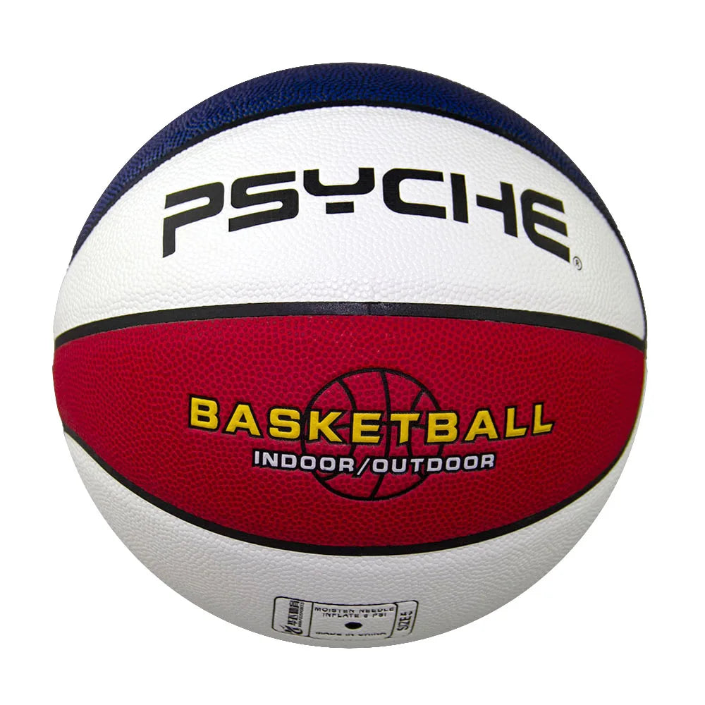 Durable Size 7 PU Leather Basketball with Customized Logo for Indoor and Outdoor Practice Direct Factory Supply