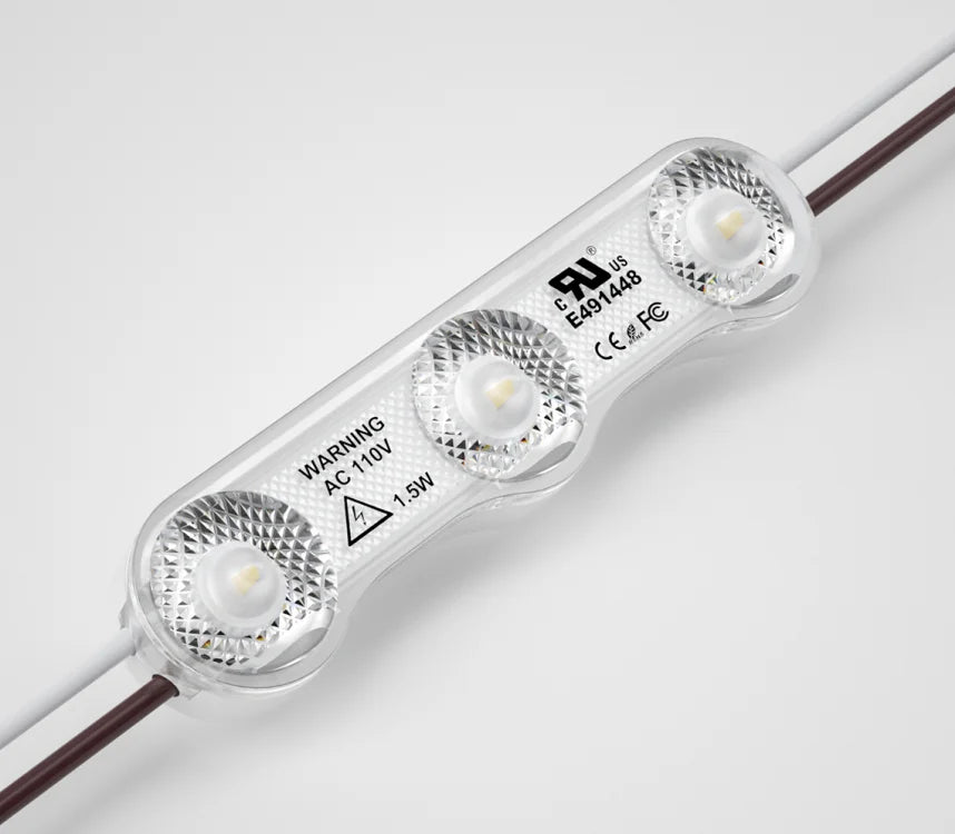 High Voltager High Power Waterproof Injection Module LED Module 110V 1.5W LED Module AC 110V 3W 220V With 3 or 5 Years Warranty