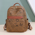Custom Simple Fashion Cute Mini Girl Light pink Womens Back Pack Leather